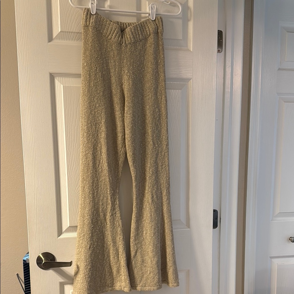 O’Neill Beige Knit Flare Pants